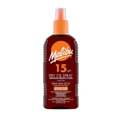 Malibu Dry Oil Spray SPF15 200ml New