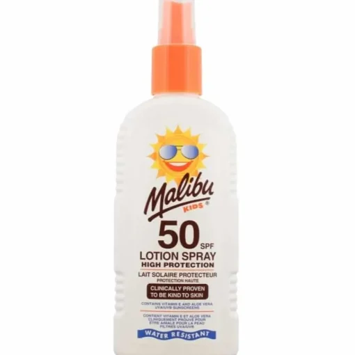 Malibu Kids Lotion Spray SPF50 200ml Sale