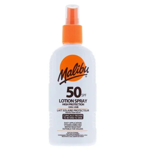 Malibu Lotion Spray SPF50 200ml Best