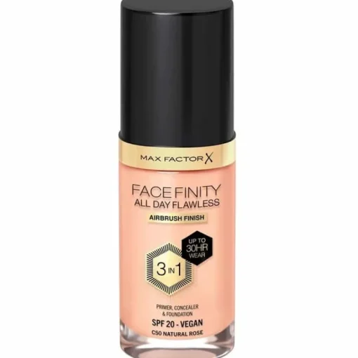 Max Factor Facefinity 3 In 1 Foundation 50 Natural Hot