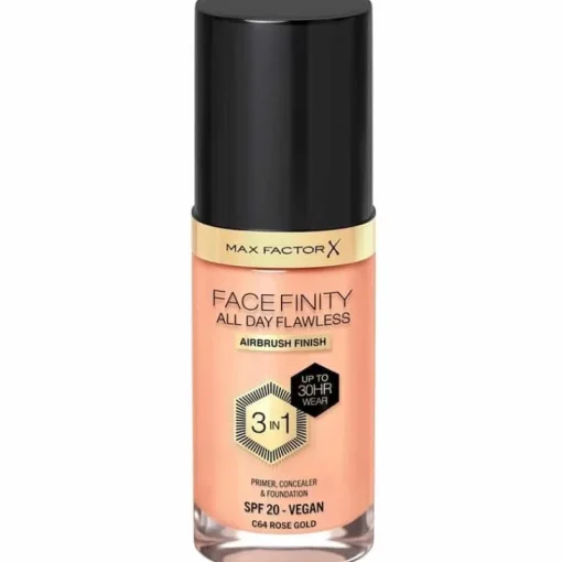 Max Factor Facefinity 3 In 1 Foundation 64 Rose Gold Outlet