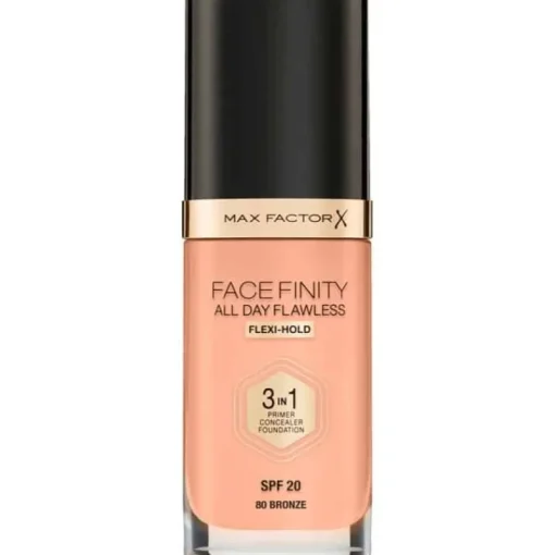 Max Factor Facefinity 3 In 1 Foundation 80 Bronze Clearance