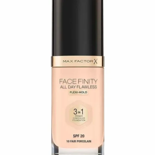 Max Factor Facefinity 3 In 1 Foundation 10 Fair Porcelain New
