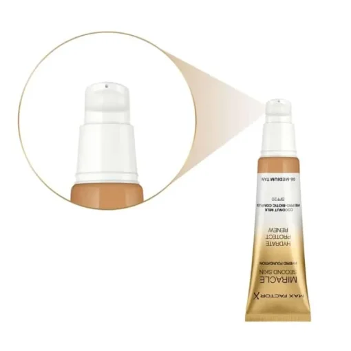 Max Factor Miracle Second Skin Foundation 08 Medium Tan Best