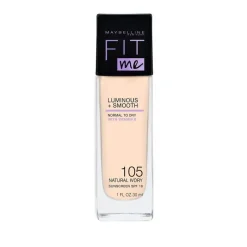 Maybelline Fit Me Luminous + Smooth Foundation – 105 Natural Ivory Online