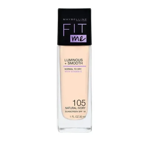Maybelline Fit Me Luminous + Smooth Foundation – 105 Natural Ivory Online
