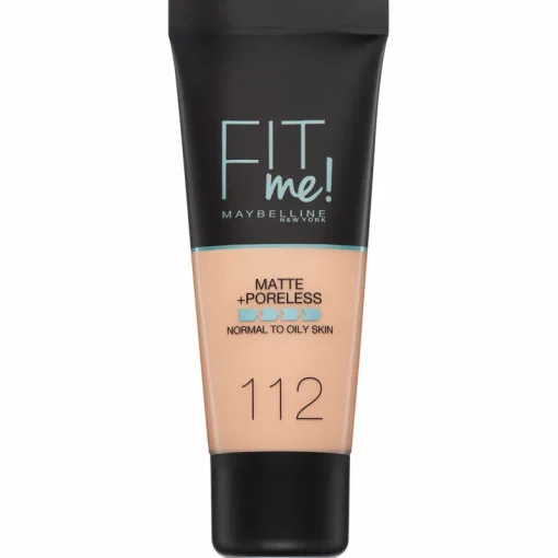 Maybelline Fit Me Matte + Poreless Foundation – 112 Soft Beige Outlet