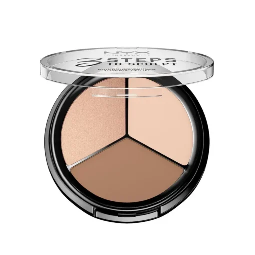 NYX PROF. MAKEUP 3 Steps To Sculpt Face Sculpting Palette – Fair Outlet