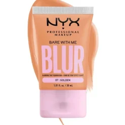 NYX PROF. MAKEUP Bare With Me Blur Tint Foundation 30ml 07 Golden Outlet