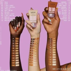NYX PROF. MAKEUP Bare With Me Blur Tint Foundation 30ml 07 Golden Outlet