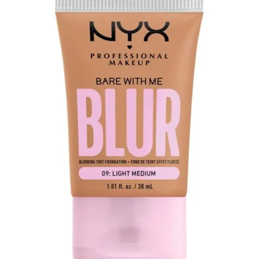 NYX PROF. MAKEUP Bare With Me Blur Tint Foundation 30ml 09 Light Medium Fashion