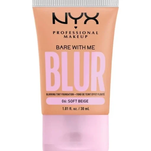 NYX PROF. MAKEUP Bare With Me Blur Tint Foundation 30ml 06 Soft Beige Clearance