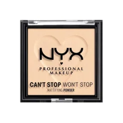 NYX PROF. MAKEUP Can’t Stop Won’t Stop Mattifying Pressed Powder – Light Online