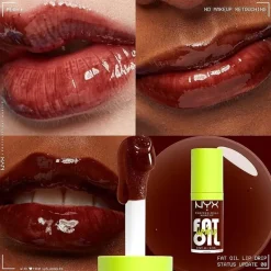 NYX PROF. MAKEUP Fat Oil Lip Drip 4.8 ml Status Update Fashion