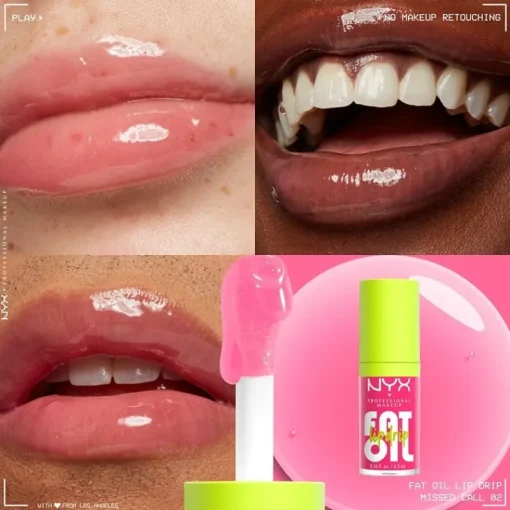 NYX PROF. MAKEUP Fat Oil Lip Drip 4.8 ml Missed Call Discount