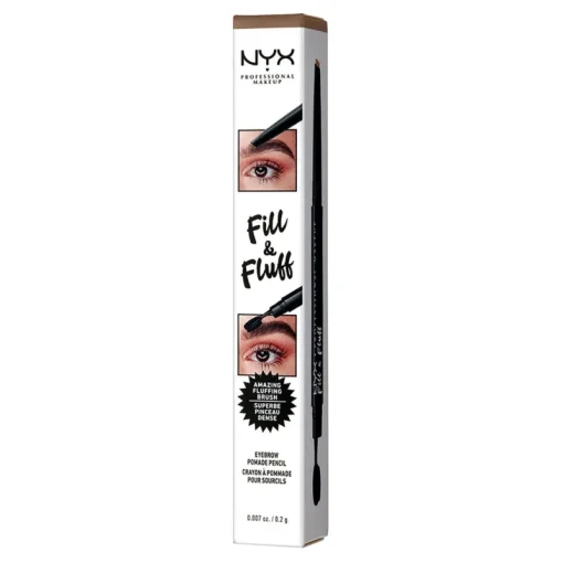 NYX PROF. MAKEUP Fill & Fluff Eyebrow Pomade Pencil – Taupe Best