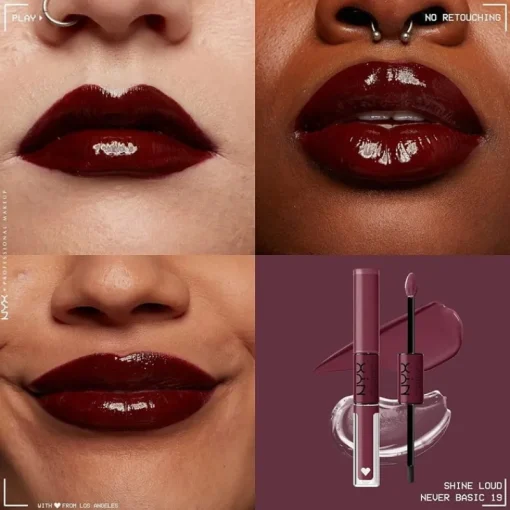 NYX PROF. MAKEUP Shine Loud Pro Pigment Lip Shine – Never Basic Sale