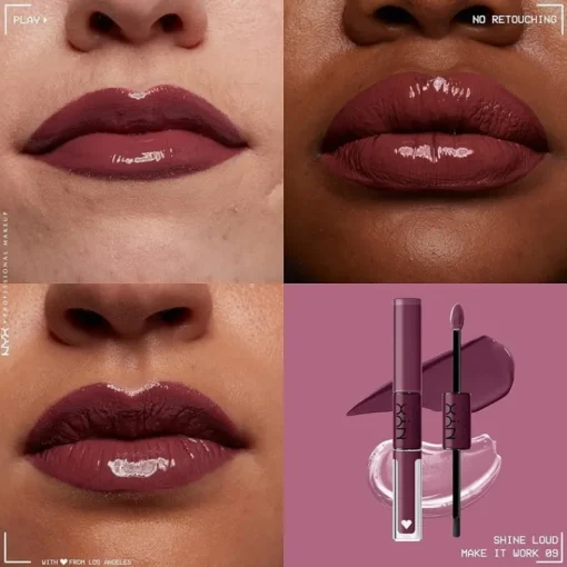 NYX PROF. MAKEUP Shine Loud Pro Pigment Lip Shine – Make It Work Online