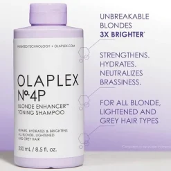 Olaplex No.4P Blonde Enhancer Toning Schampoo 250ml Discount