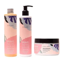 Brave New Hair 3-pack Brave. New. Hair. Color Schampoo + Conditioner + Mask Fashion
