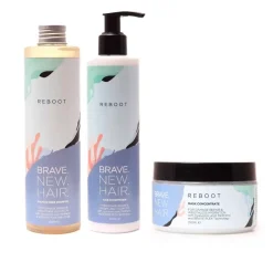 Brave New Hair 3-pack Brave. New. Hair. Reboot Schampoo + Conditioner + Mask Fashion