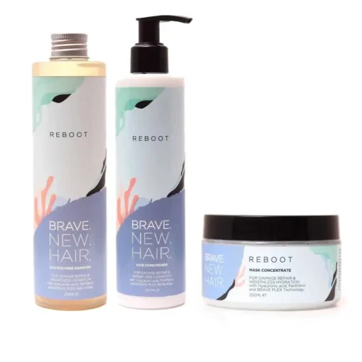 Brave New Hair 3-pack Brave. New. Hair. Reboot Schampoo + Conditioner + Mask Fashion