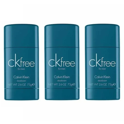 Calvin Klein 3-pack CK Free Deostick 75ml Clearance