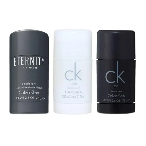 Calvin Klein 3-pack Deostick (Eternity + CK One + CK Be 75ml) Online