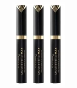 Max Factor 3-pack Masterpiece Max Mascara Black 7,2ml New
