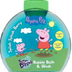 Peppa Pig Super Bubbly Bubble Bath & Wash 300ml New