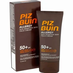 Piz Buin Allergy Sun Sensitive Skin Face Cream SPF50 50ml Hot