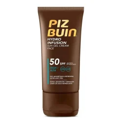 Piz Buin Hydro Infusion Sun Gel Cream Face SPF50 50ml New