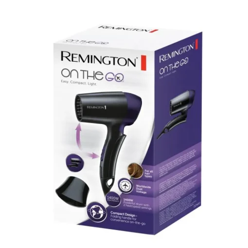 Remington Travel Dryer 1400W Hot