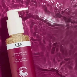 REN Moroccan Rose Otto Body Wash 200ml Clearance