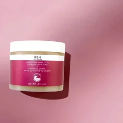 REN Moroccan Rose Otto Sugar Body Polish 330ml New