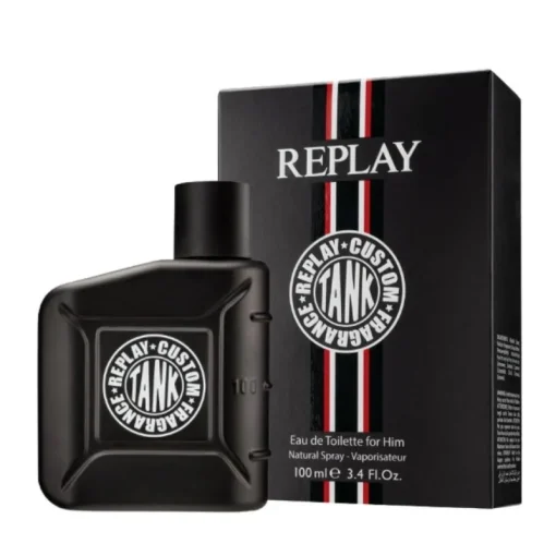 Replay # Tank Custom For Him Edt 100ml New