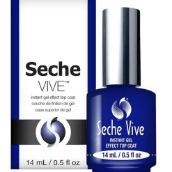 Seche Vite Seche Vive Instant Gel Effect Top Coat 14ml Fashion
