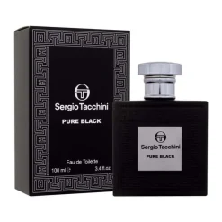 Sergio Tacchini Pure Black Edt 100ml New