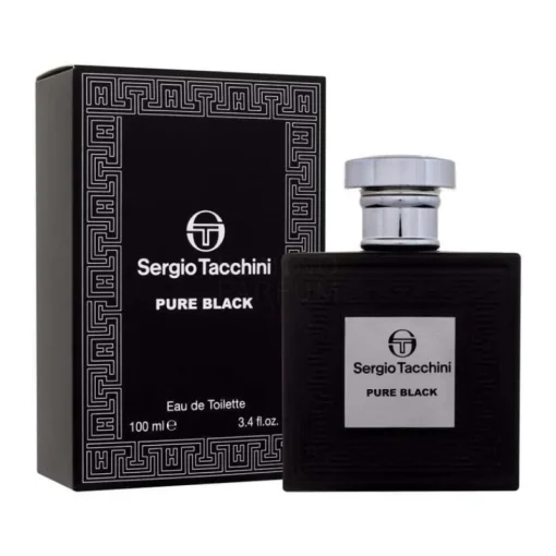 Sergio Tacchini Pure Black Edt 100ml New