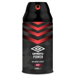 Umbro Power Deo Body Spray 150ml Clearance