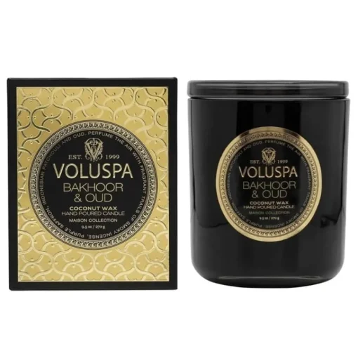 Voluspa Boxed Candle Bakhoor & Oud 269g Fashion