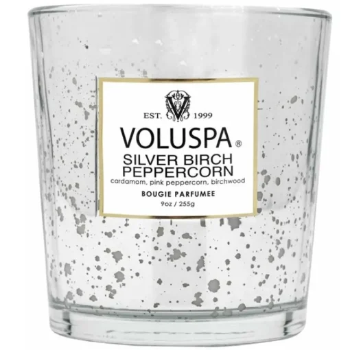 Voluspa Boxed Candle Silver Birch Peppercorn 255g Discount