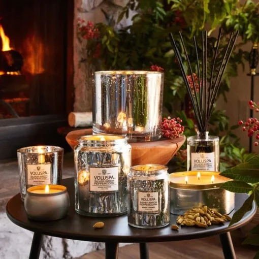 Voluspa Boxed Candle Silver Birch Peppercorn 255g Discount