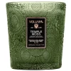 Voluspa Boxed Textured Glass Candle Temple Moss 184g Discount