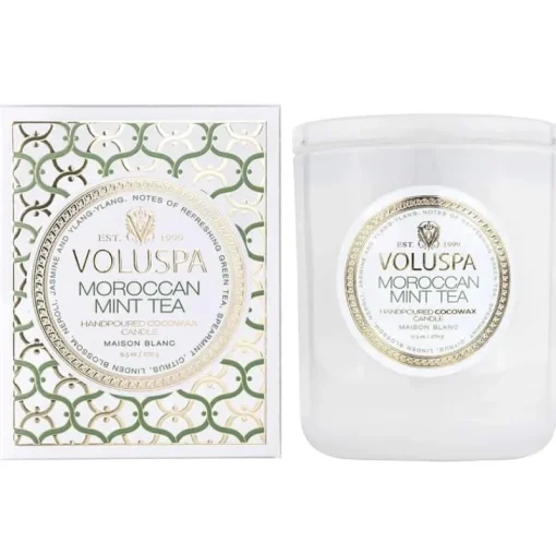 Voluspa Classic Candle Moroccan Mint Tea 269g Clearance