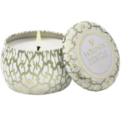 Voluspa Decorative Tin Candle Eucalyptus & White Sage 113g Online