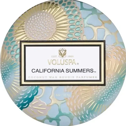 Voluspa Decorative Tin Candle California Summers 113g Best