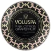 Voluspa Decorative Tin Candle Pink Citron Grapefruit 113g Discount