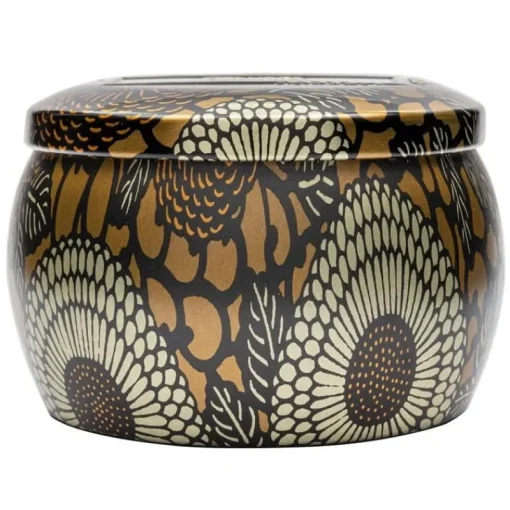 Voluspa Decorative Tin Candle Baltic Amber 113g Clearance