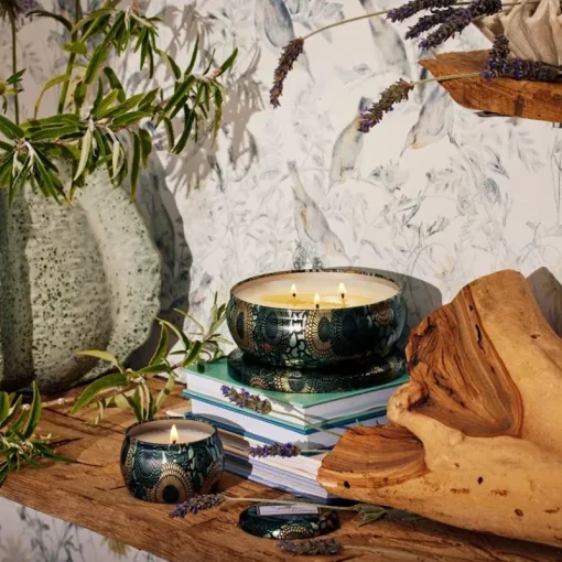 Voluspa Decorative Tin Candle French Cade & Lavender 113g Hot